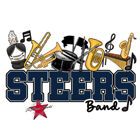 Steers Varsity Band-Navy