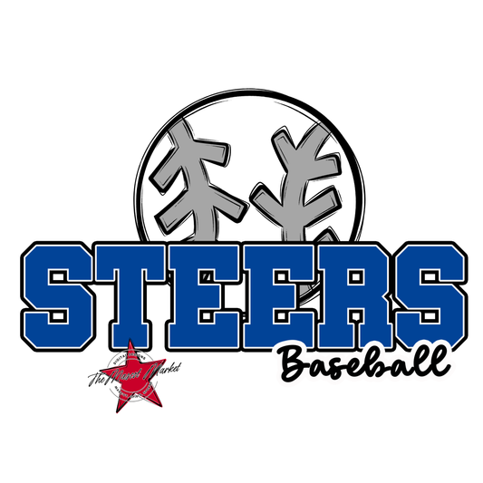 Steers Varsity Baseball-Off Blue