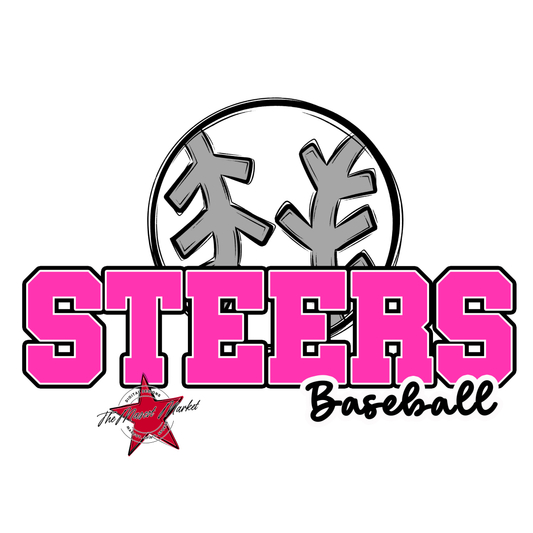Steers Varsity Baseball-Pink