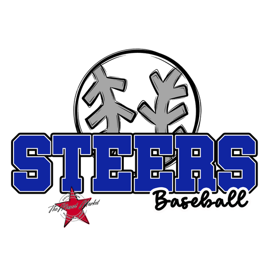 Steers Varsity Baseball-Royal Blue