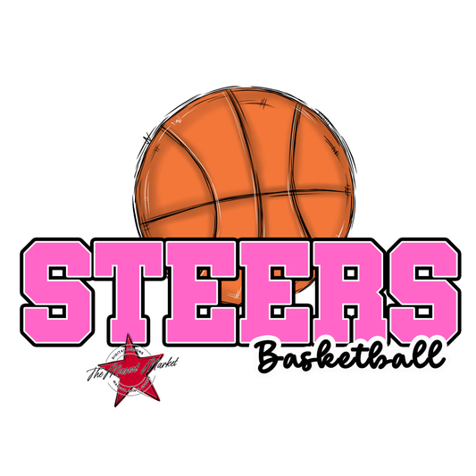 Steers Varsity Basketball-Baby Pink