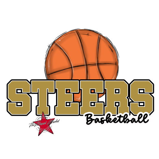 Steers Varsity Basketball-Gold