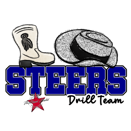 Steers Varsity Drillteam-Blue