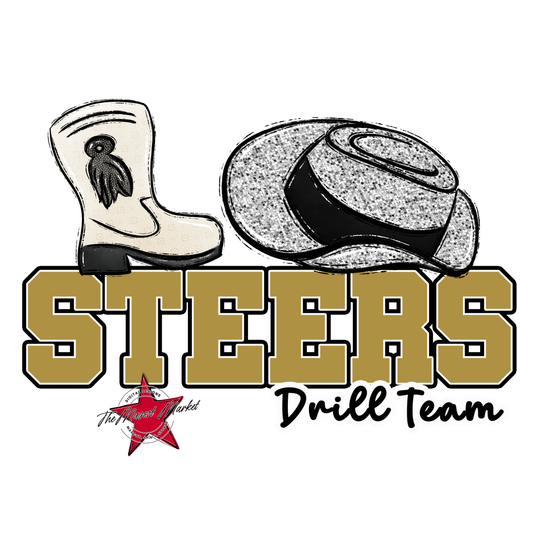 Steers Varsity Drillteam-Gold