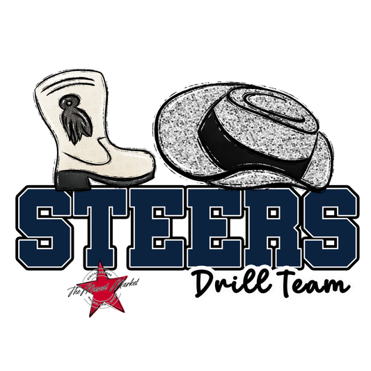 Steers Varsity Drillteam-Navy