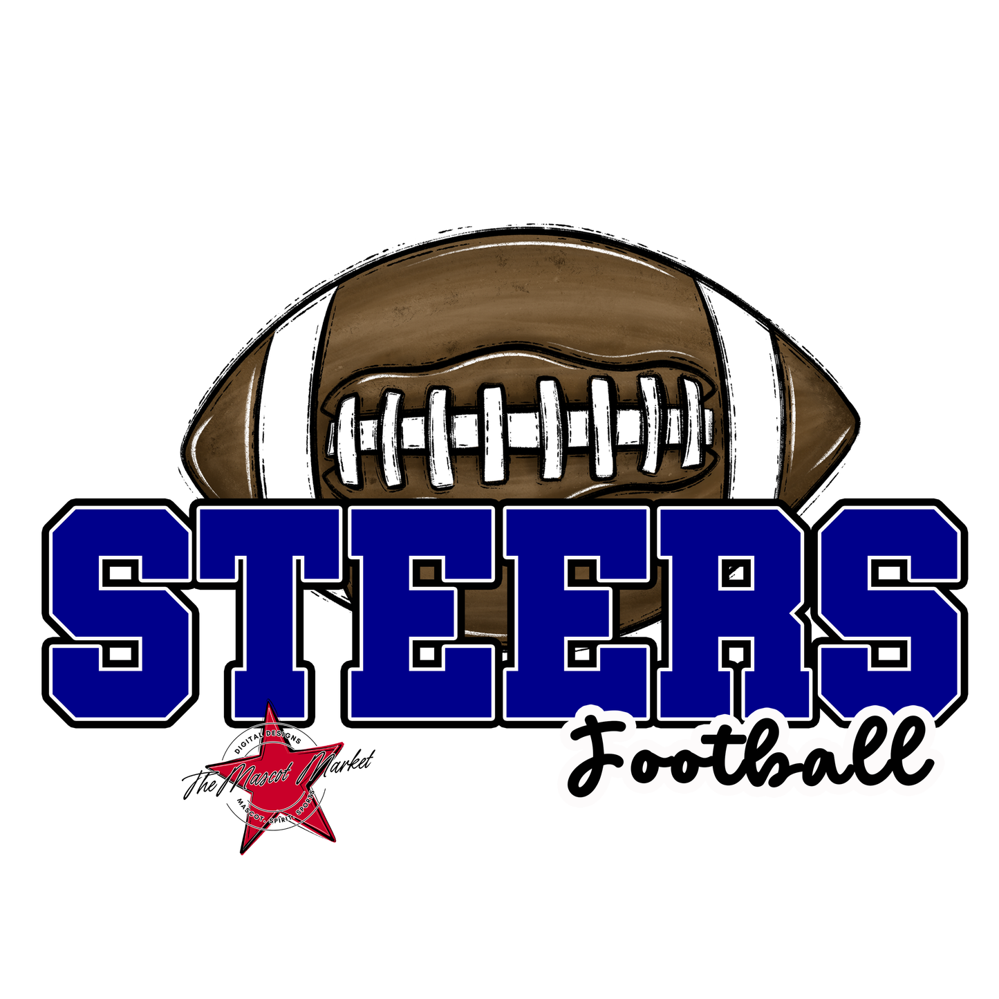 Steers Varsity Football-Blue