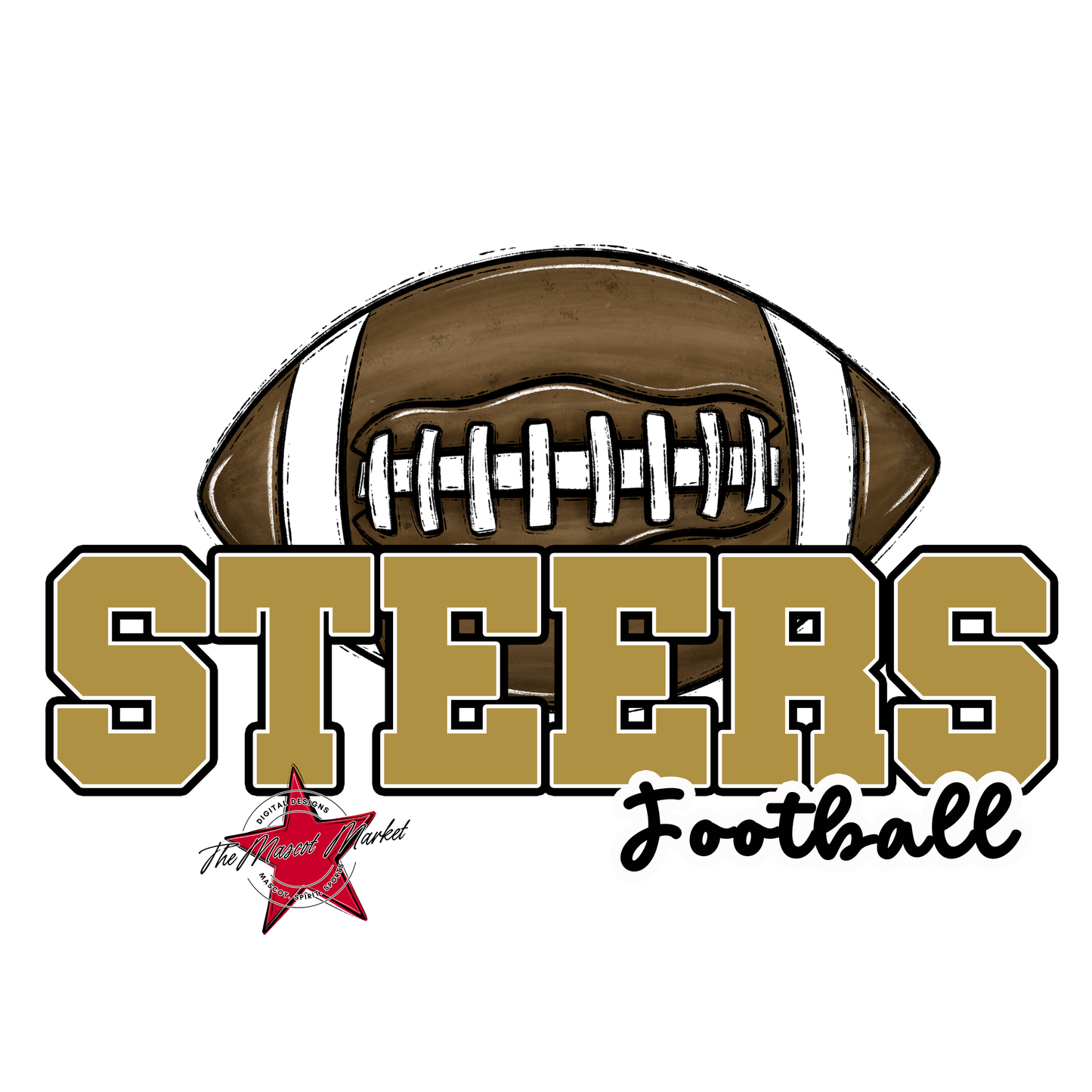 Steers Varsity Football-Gold