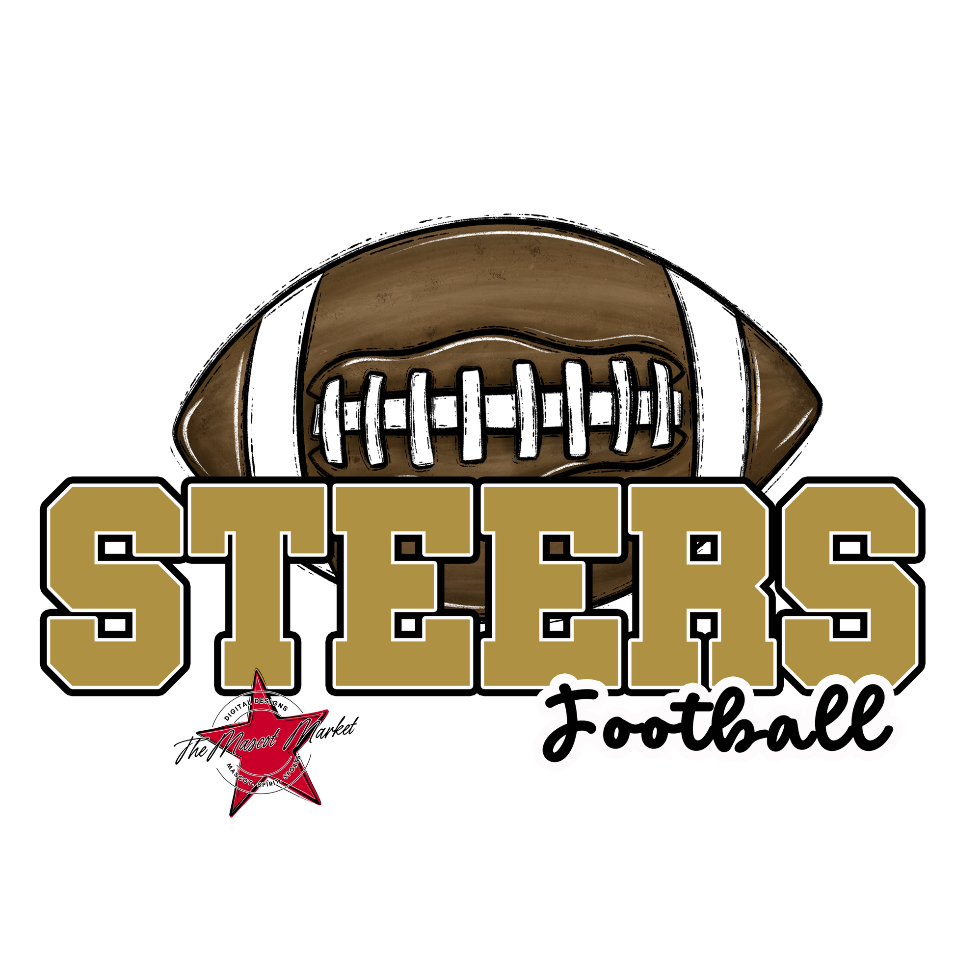Steers Varsity Football-Gold