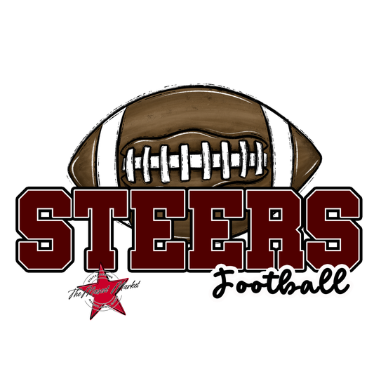 Steers Varsity Football-Maroon