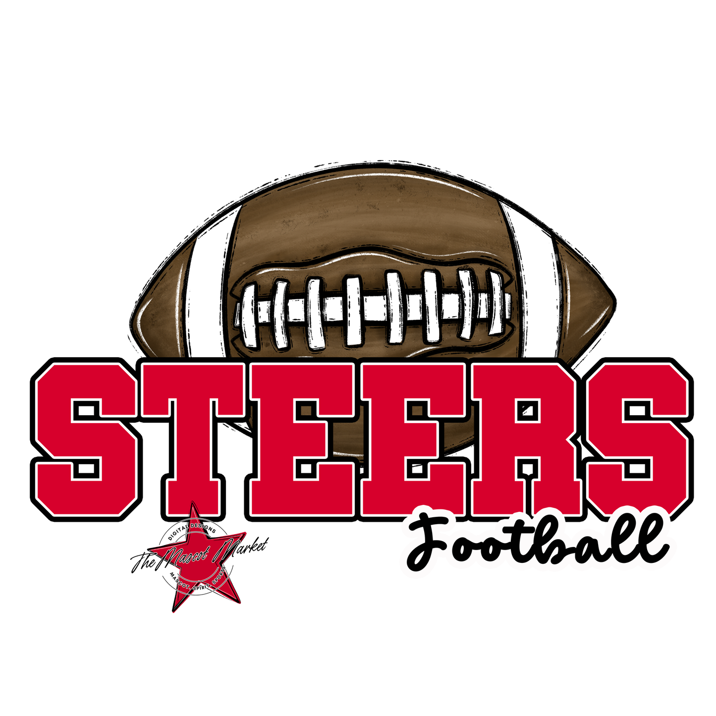 Steers Varsity Football-Red