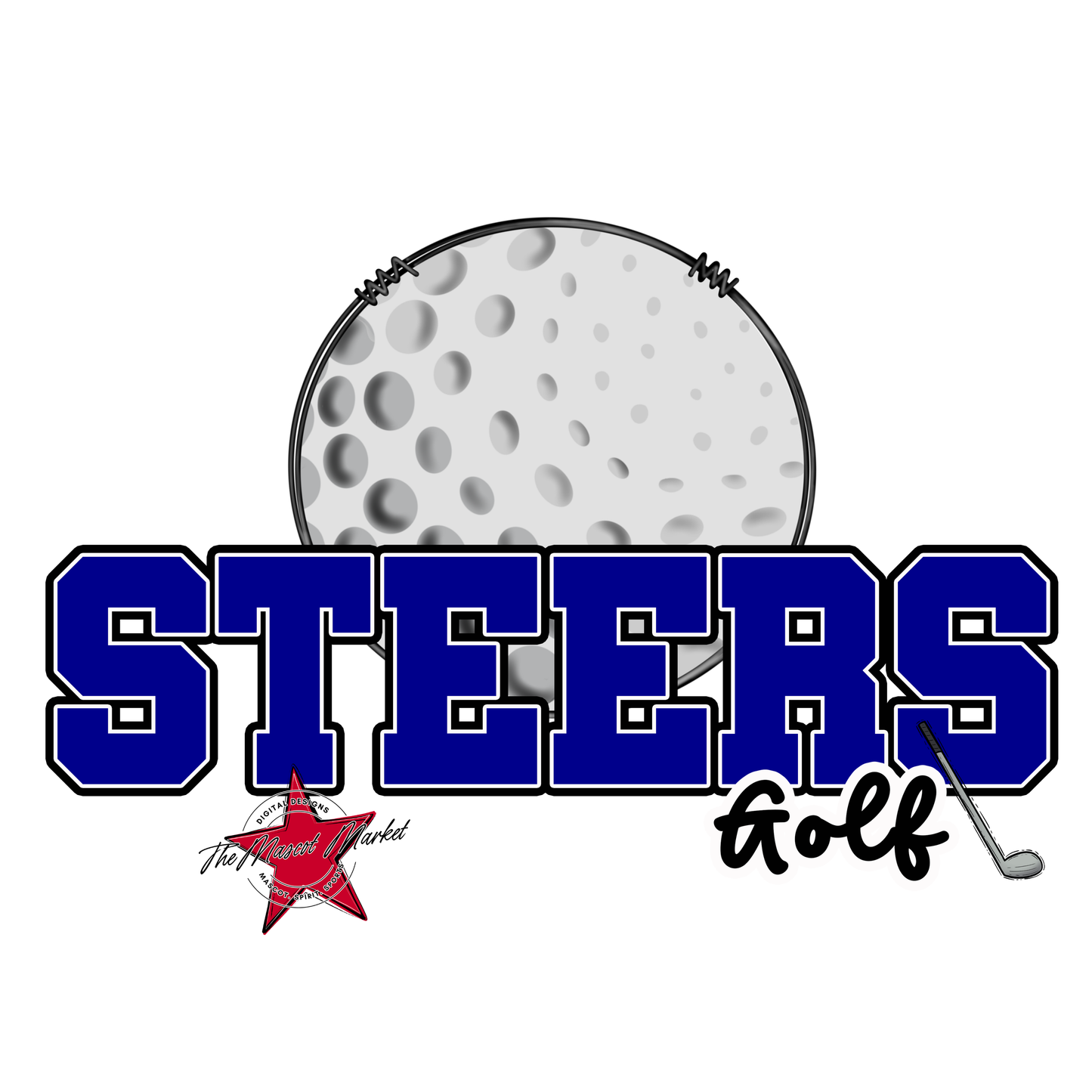 Steers Varsity Golf-Blue