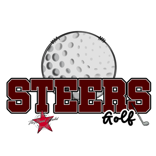Steers Varsity Golf-Maroon