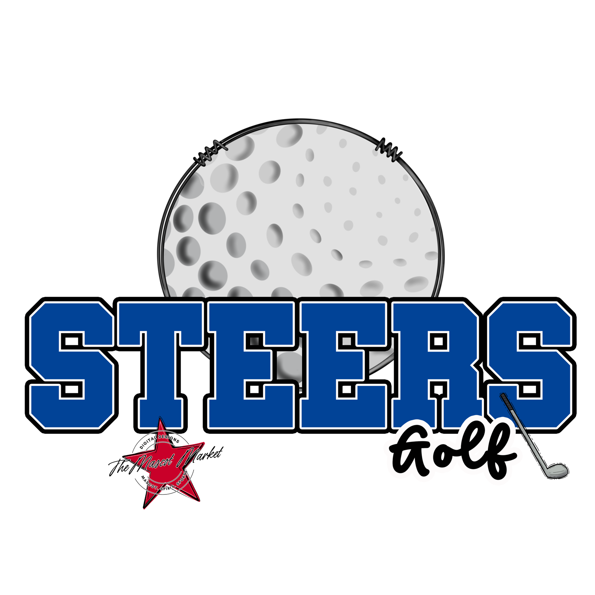 Steers Varsity Golf-Off Blue