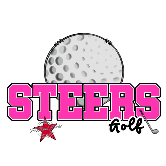 Steers Varsity Golf-Pink