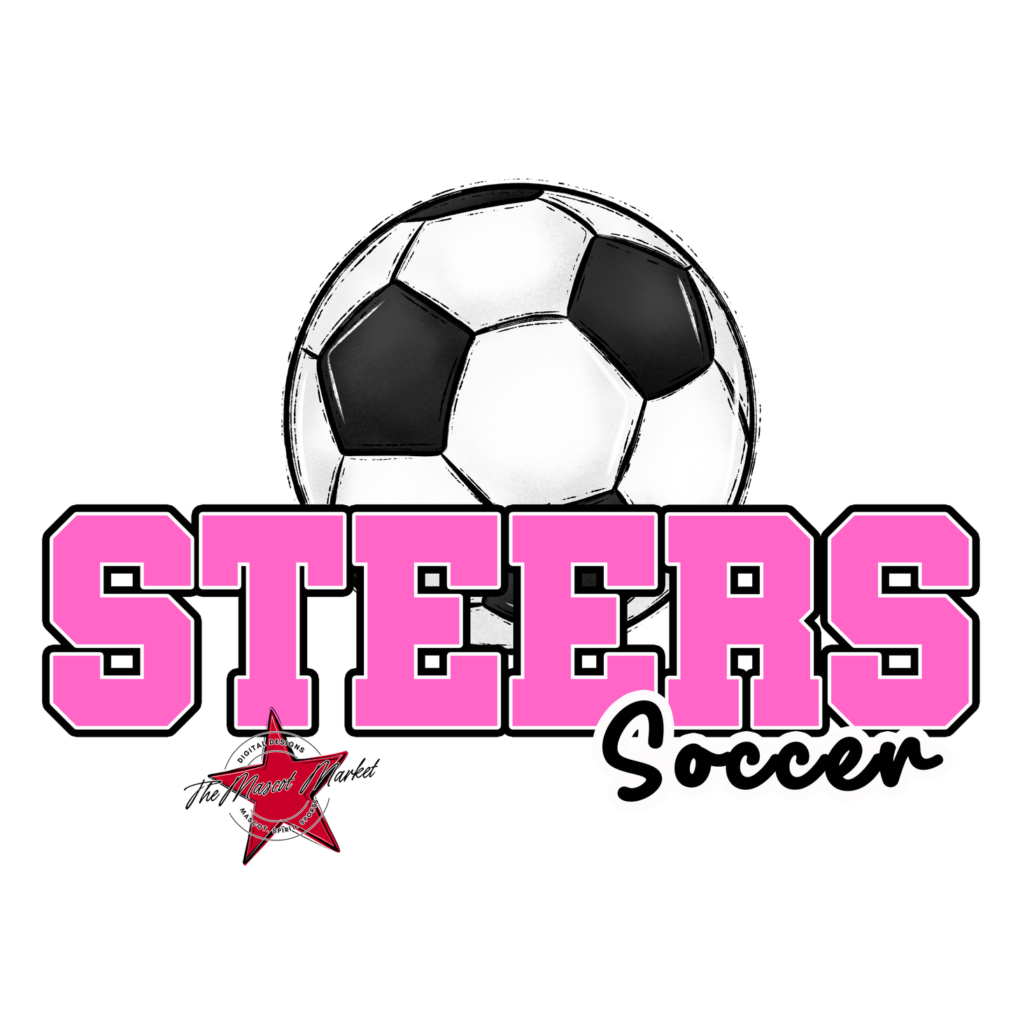 Steers Varsity Soccer-Baby Pink