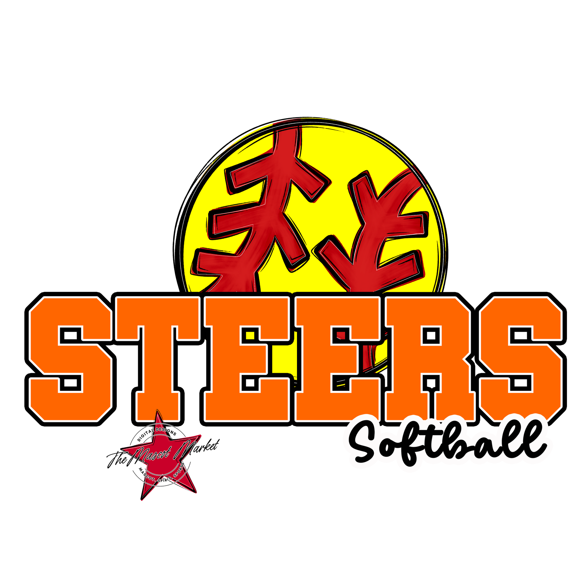 Steers Varsity Softball-Orange