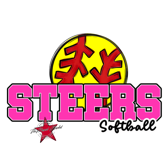 Steers Varsity Softball-Pink