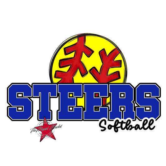 Steers Varsity Softball-Royal Blue