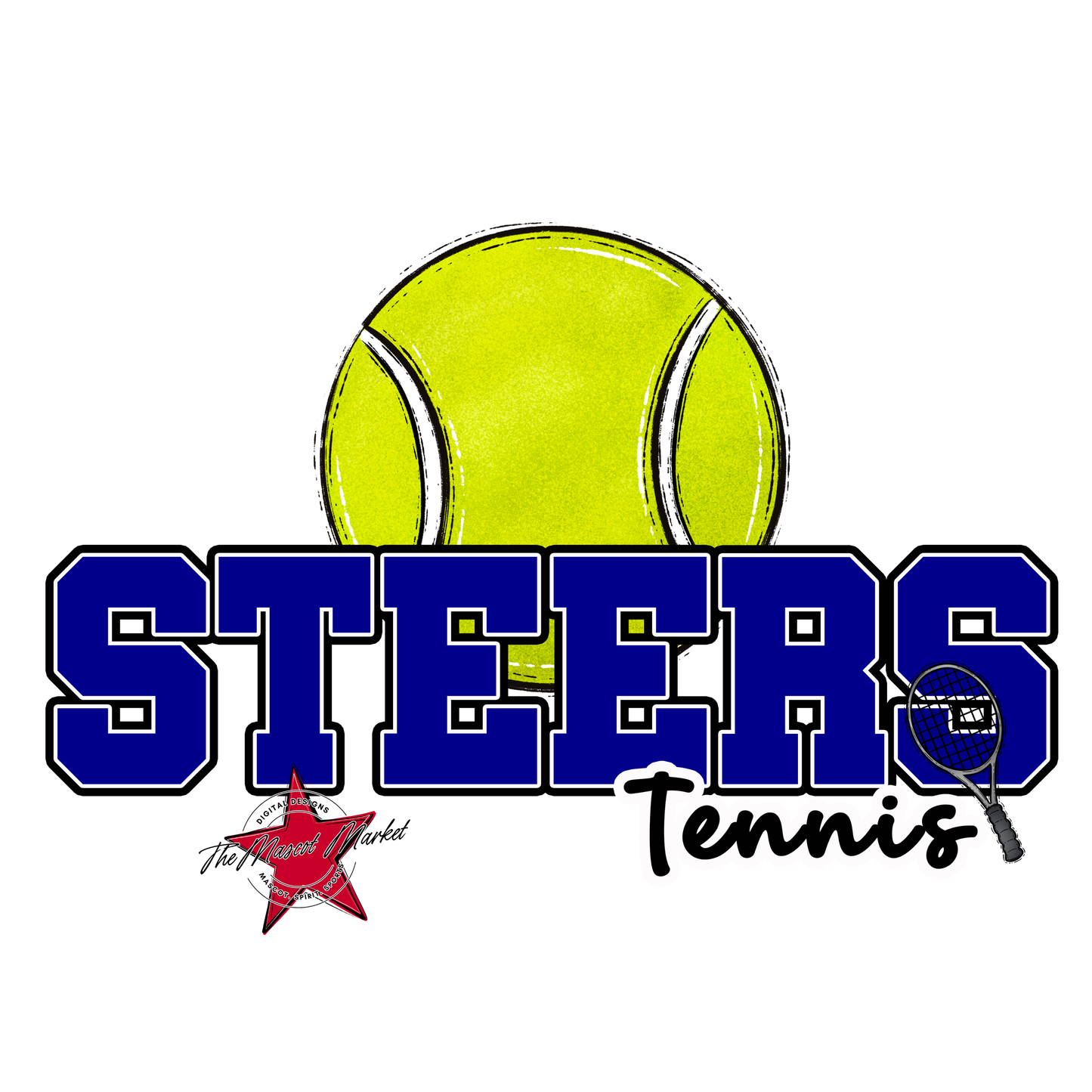 Steers Varsity Tennis-Blue