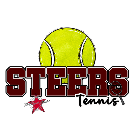 Steers Varsity Tennis-Maroon