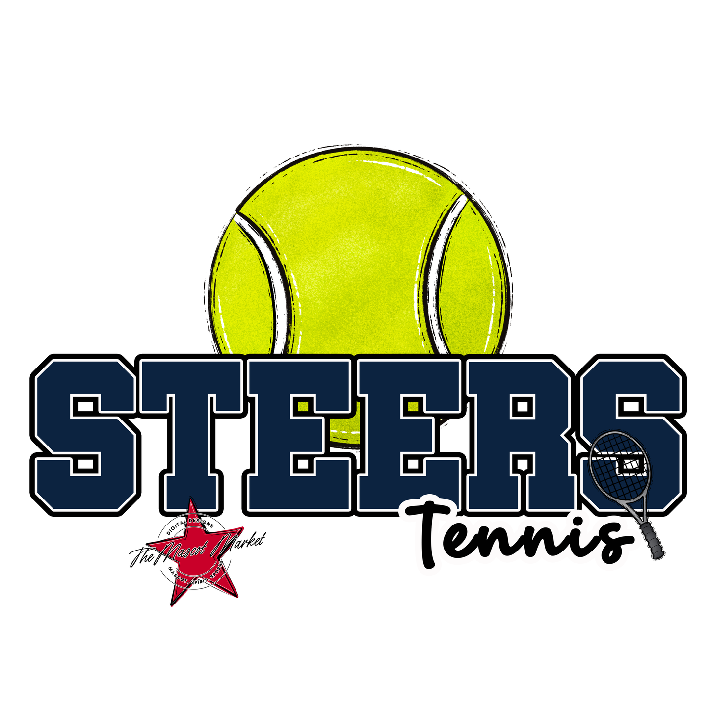 Steers Varsity Tennis-Navy
