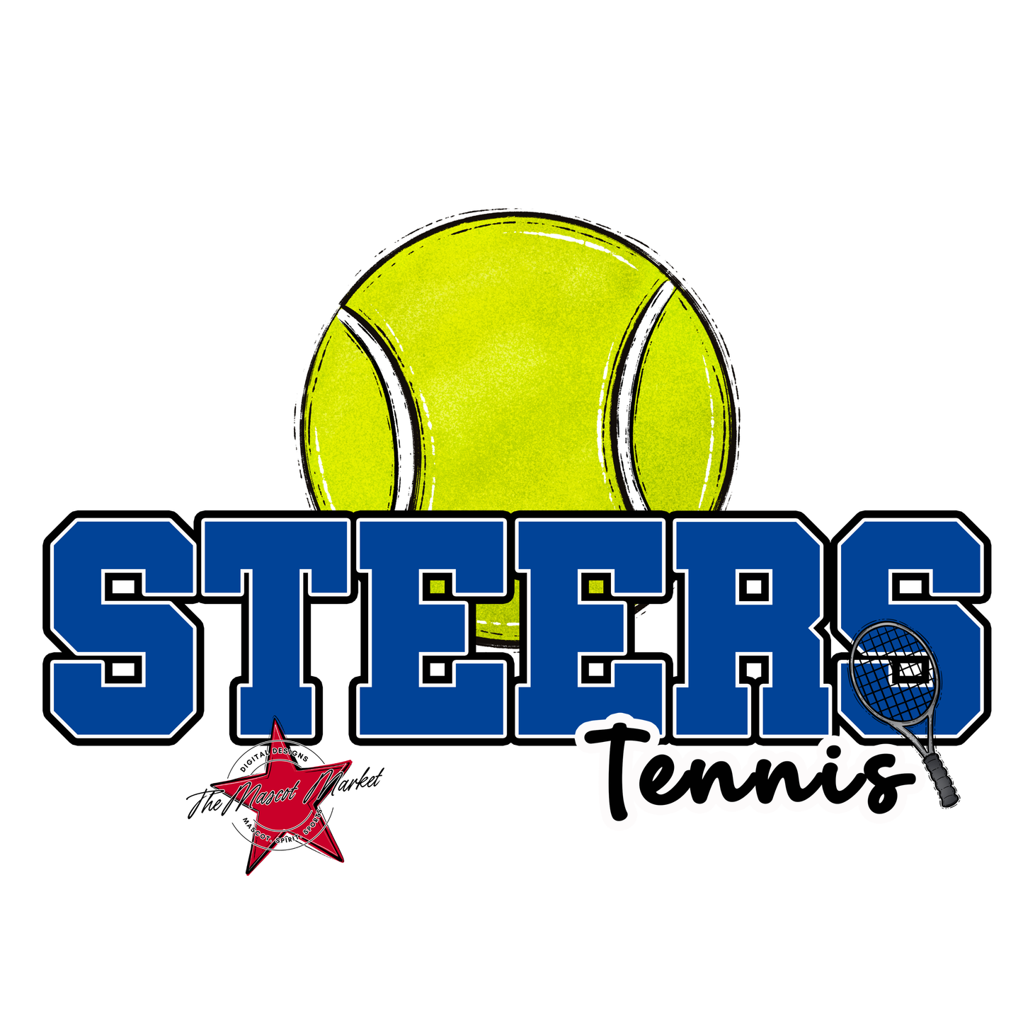 Steers Varsity Tennis-Off Blue