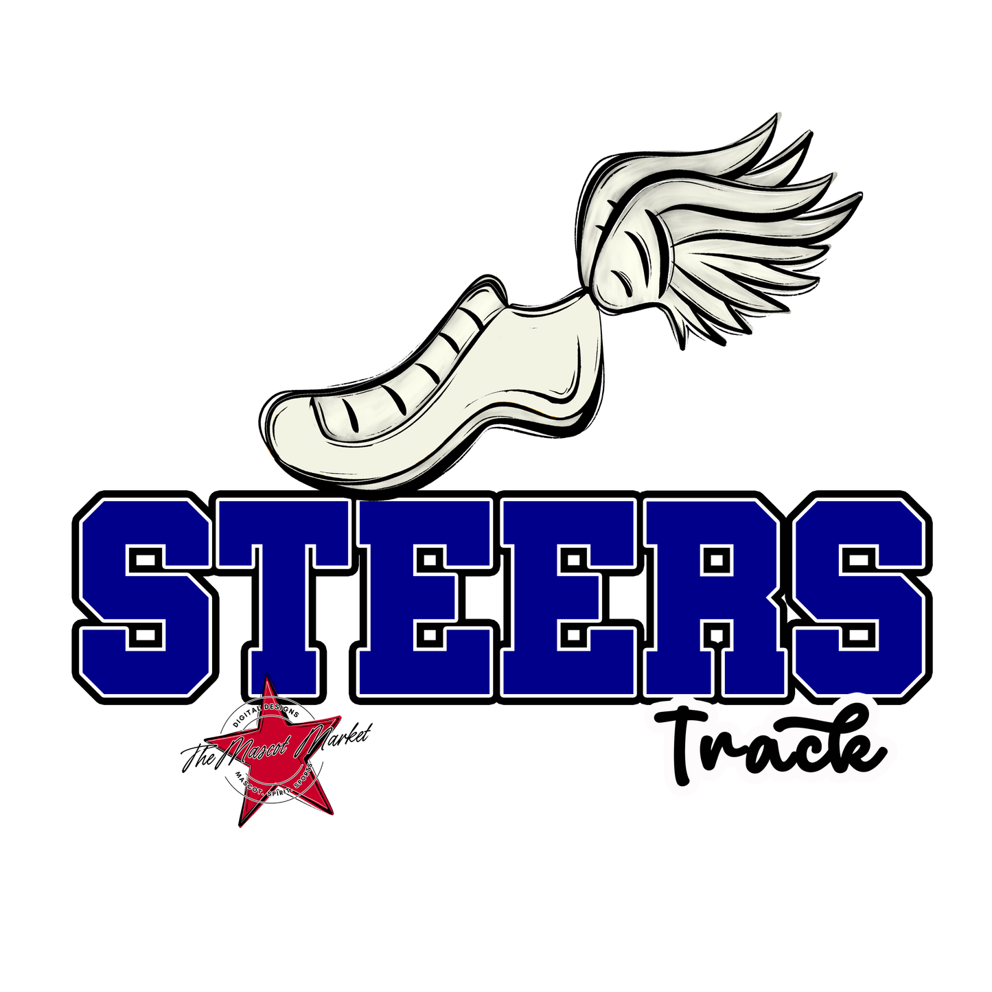 Steers Varsity Track-Blue