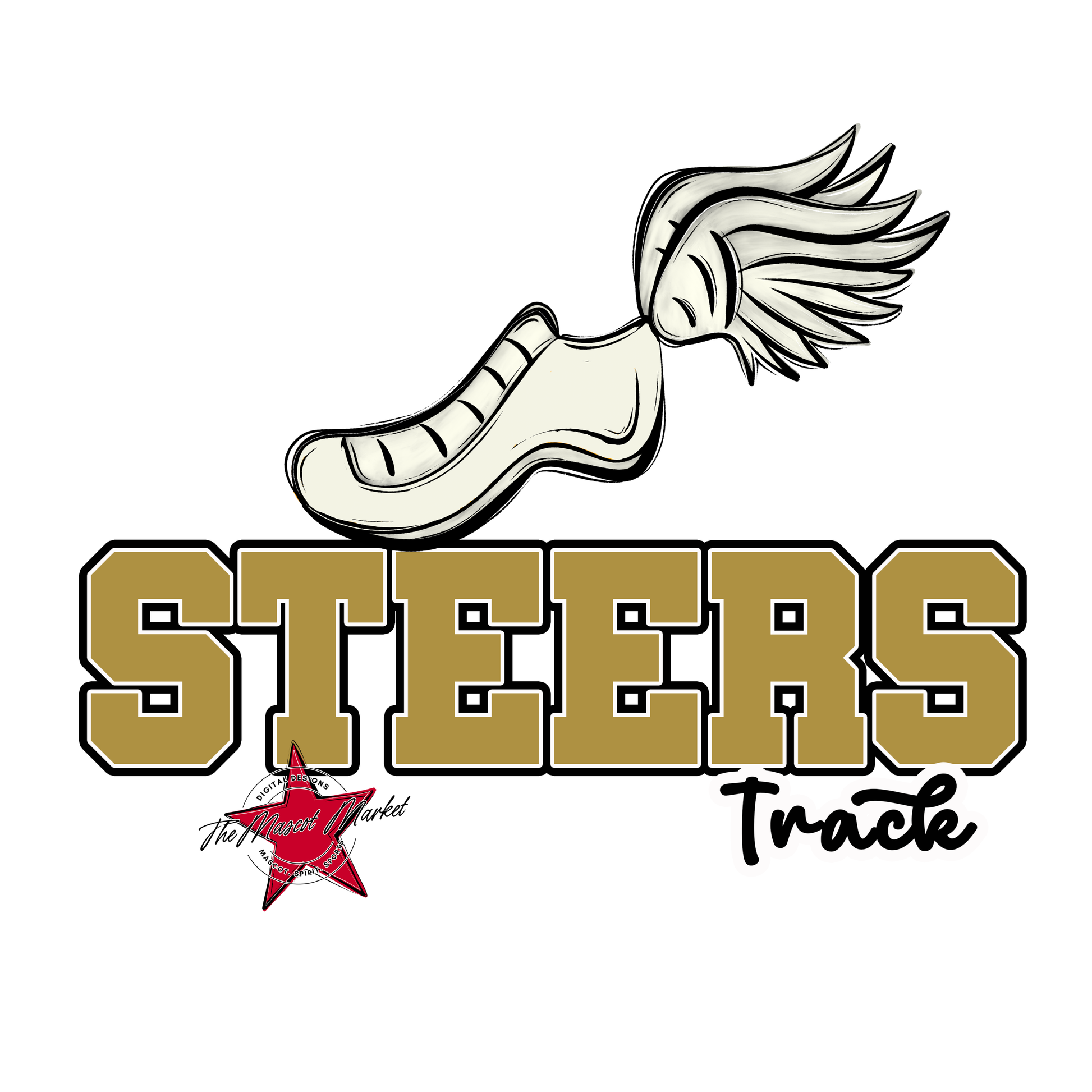 Steers Varsity Track-Gold