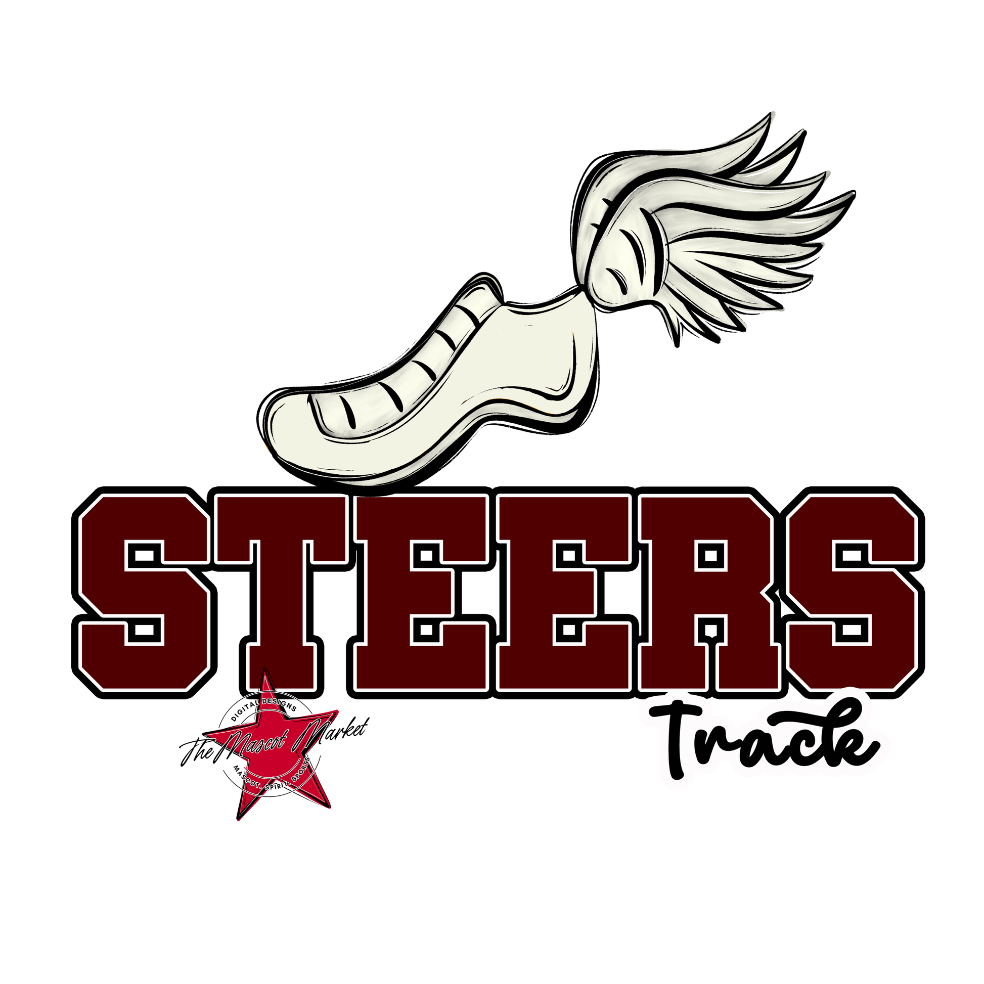 Steers Varsity Track-Maroon