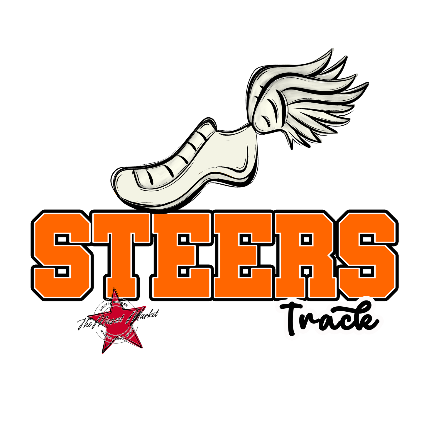 Steers Varsity Track-Orange