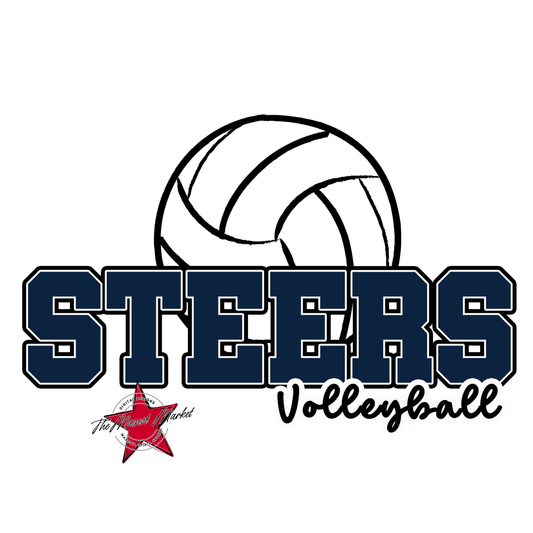 Steers Varsity Volleyball-Navy