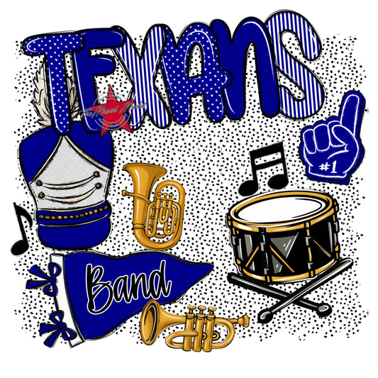 Texans Band Spirit-Blue