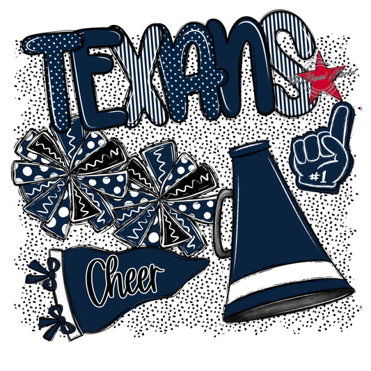 Texans Cheer Spirit-Navy