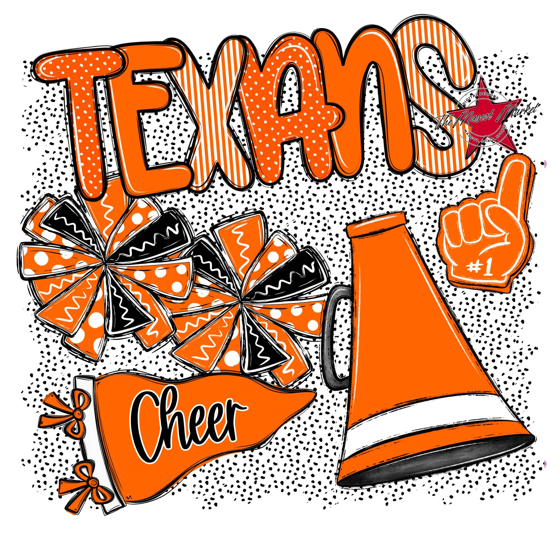 Texans Cheer Spirit-Orange