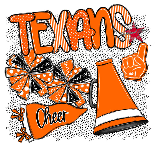 Texans Cheer Spirit-Orange