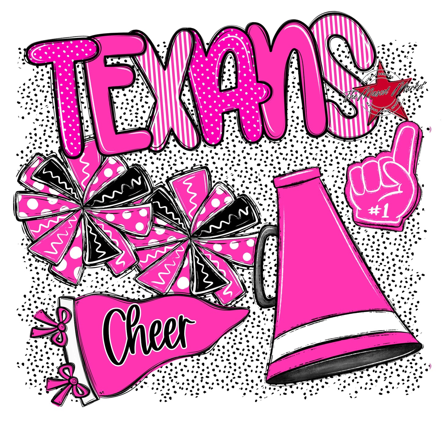 Texans Cheer Spirit-Pink