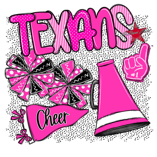 Texans Cheer Spirit-Pink