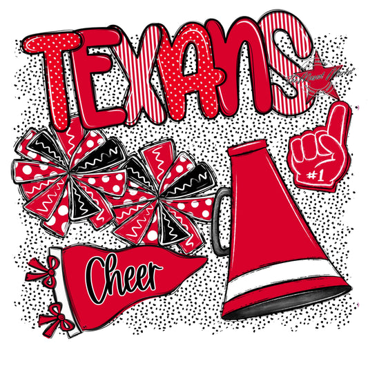Texans Cheer Spirit-Red