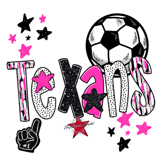 Texans Soccer Scrape-Pink
