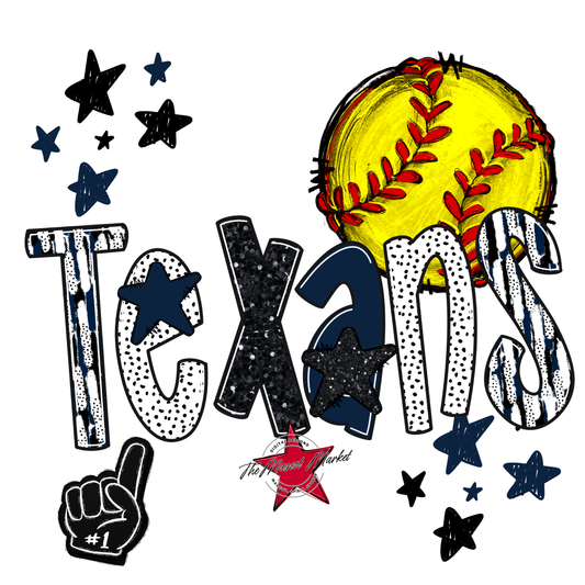 Texans Softball Scrape-Navy