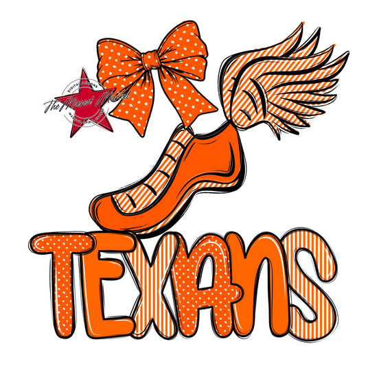 Texans Track Spirit Design-Orange