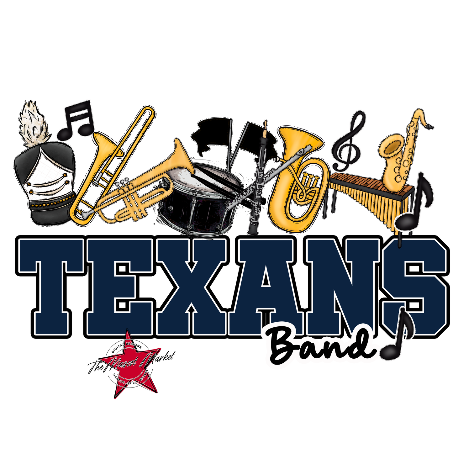 Texans Varsity Band-Navy