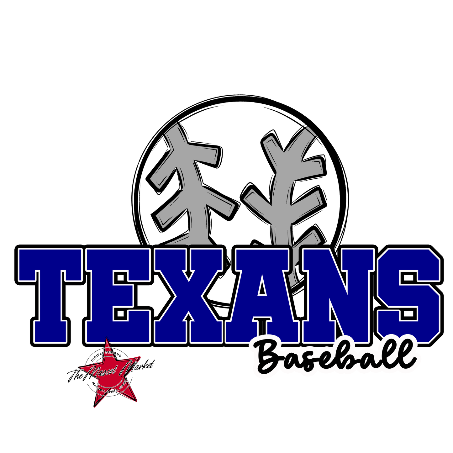Texans Varsity Baseball-Blue