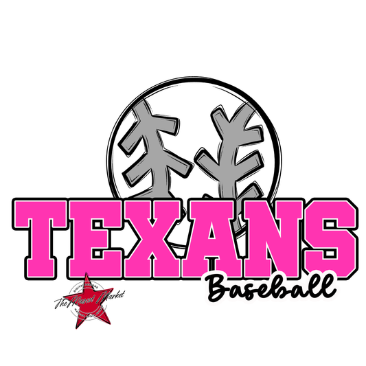 Texans Varsity Baseball-Pink