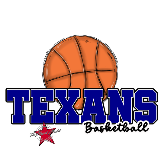 Texans Varsity Basketball-Blue