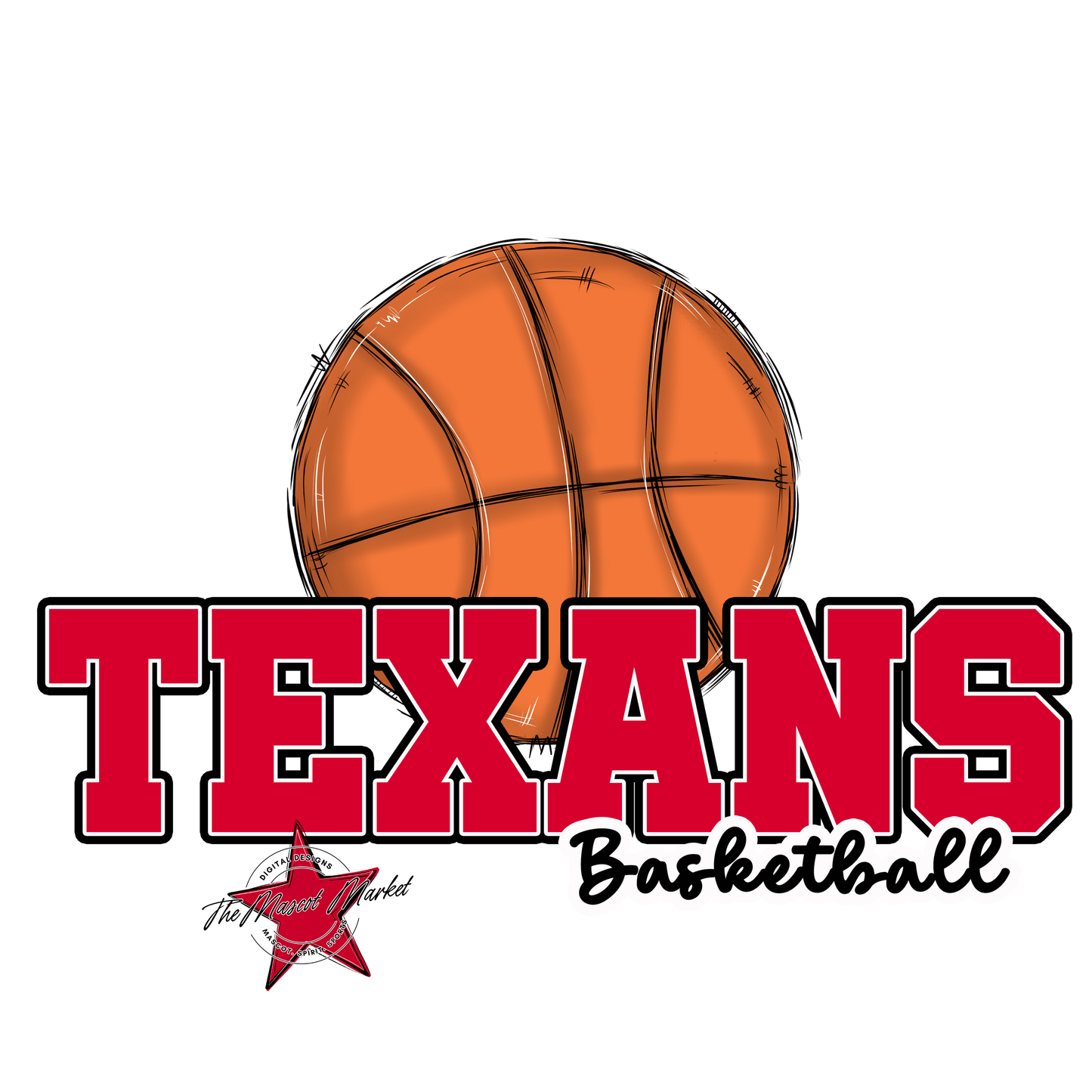 Texans Varsity Basketball-Red