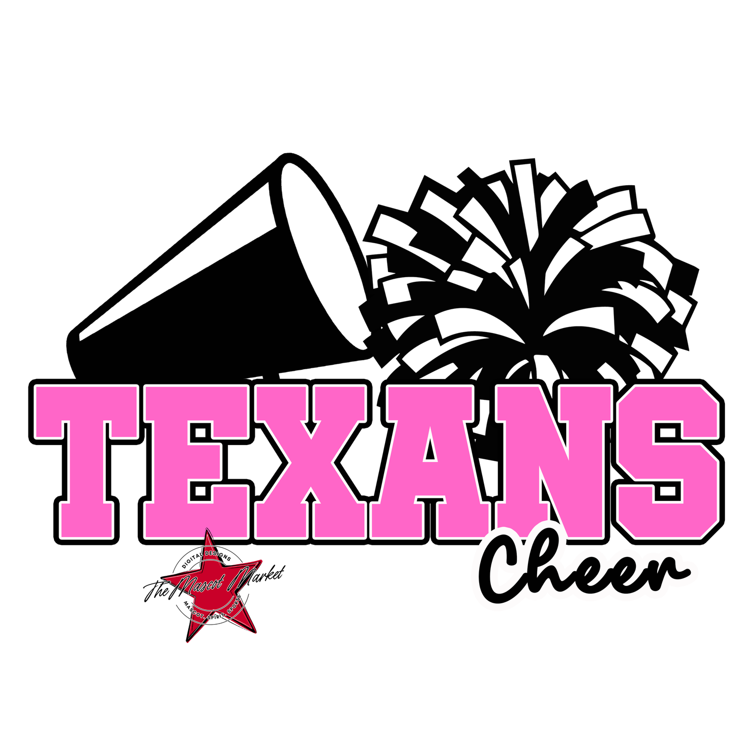 Texans Varsity Cheer-Baby Pink