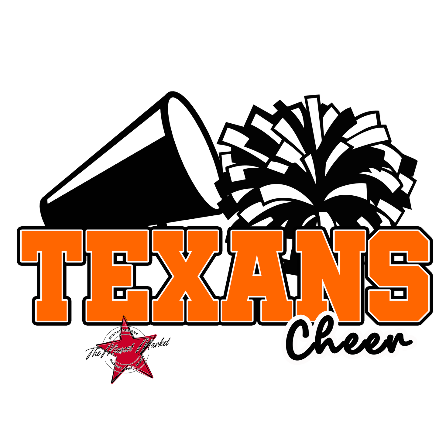 Texans Varsity Cheer-Orange