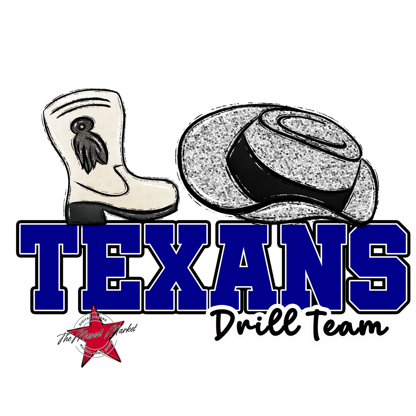 Texans Varsity Drillteam-Blue