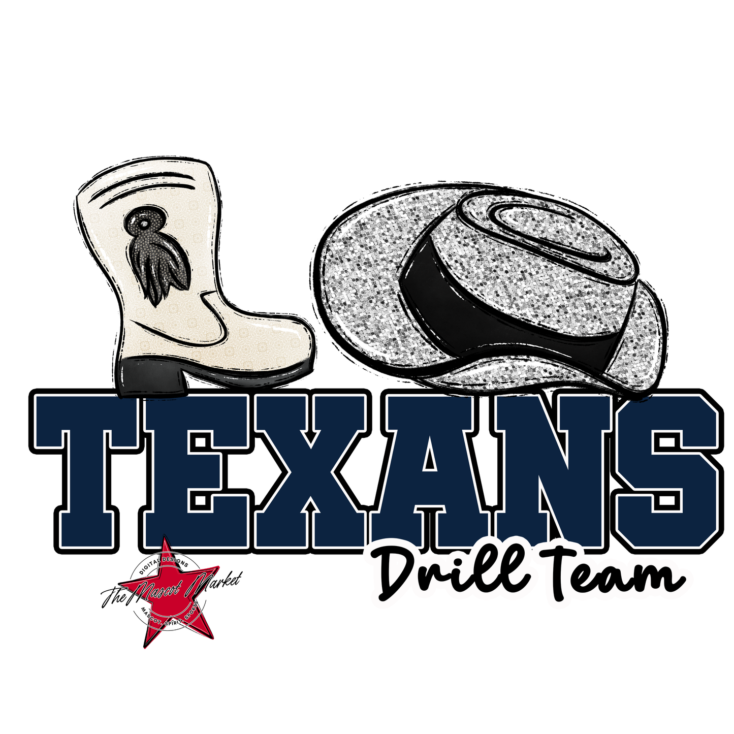 Texans Varsity Drillteam-Navy